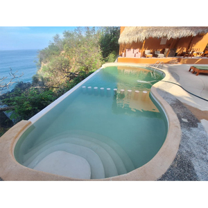 Revestimiento Arquitectónico Decorativo de Yeso Chukum Natural Premium para Piscinas con Espejo de Agua en Patios Interiores, para un Acabado Moderno - Product Image 4