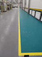 Tapete de Piso Encastrable de PVC para Uso Industrial en Fábricas y Talleres