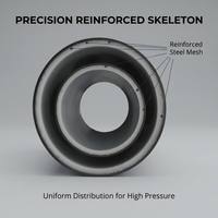 Tuyau composite en PE renforcé de fil d'acier SRTP 250 mm pour l'alimentation en eau haute pression, la transmission de gaz et d'huile