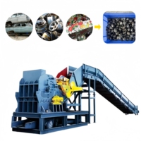 Machine de granulation automatique pour mélanges de ferraille, acier inoxydable et alliage d'aluminium, pour le recyclage de voitures et d'appareils électroménagers, haute productivité