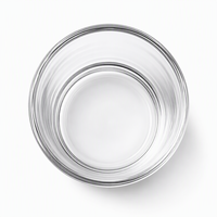 Porte-bougie en verre transparent de qualité supérieure, tailles assorties, pour bougies chauffe-plat, idéal pour la décoration de mariage et de table à la maison