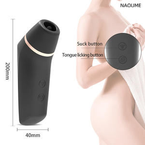 Masturbación 10 Frecuencia Succión Lamiendo Lengua Vibrador Juguetes Sexuales Femeninos - Product Image 3