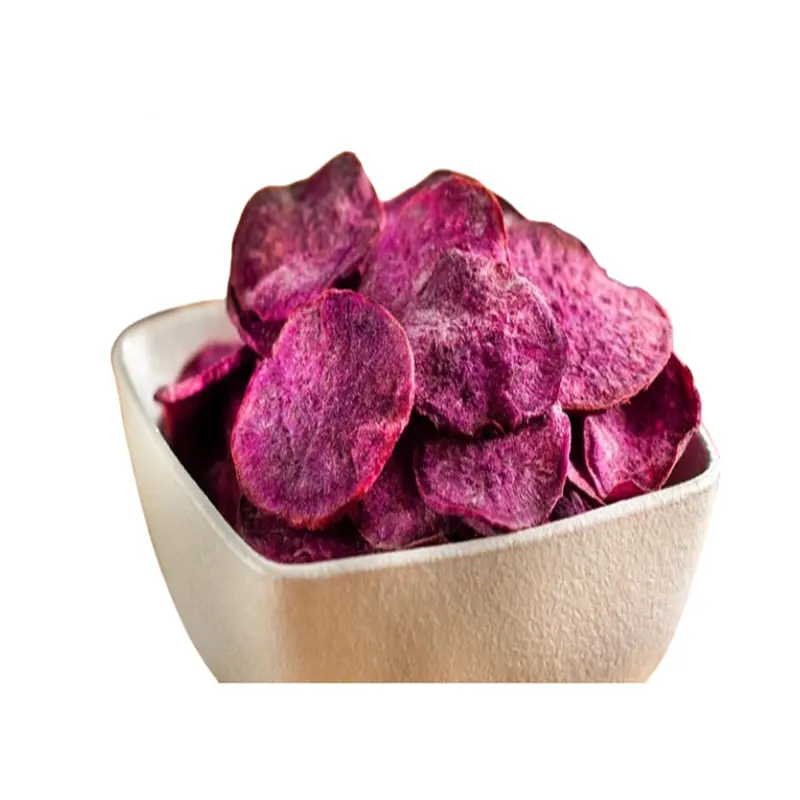 Top Standard Organic freeze dried purple potato slice