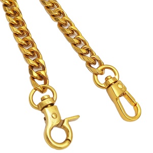 Chaîne de sac à bandoulière pour femmes, sangle en métal indécolorant, détachable - Product Image 5