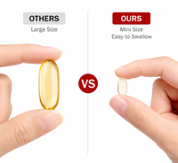 Huile de Krill Naturelle d'Antarctique OEM, Capsules Molles d'Oméga-3, Formule Lipidique Marine à Absorption Élevée, Soutien Nutritionnel Quotidien, Vitalité