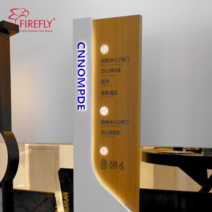 Caisson lumineux d'intérieur en aluminium de <span class=keywords><strong>signalisation</strong></span> d'orientation à LED de style moderne - Product Image 2