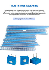 ทริมพอท0.5วัตต์พร้อมลูกบิด3386P-3โพเทนชิโอมิเตอร์ซีรีส์แบบรอบเดียว - Product Image 5