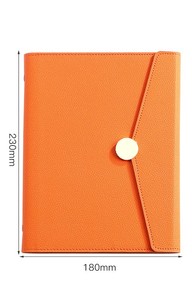 A5 Business Creative Genuine Leather Notebook <b>Journal</b> Diary Planner with Blank Lines Loose Leaf for Most Trending Item Right Now - Product Image 6