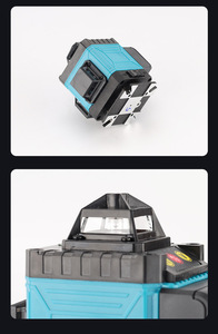 Yüksek Hassasiyetli Yeşil Çok Fonksiyonlu 16 Çizgili Otomatik Tesviye Alanı Duvardan Zemine Dijital Ekranlı Su Terazisi - Product Image 2