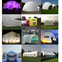 Structure Gonflable Extérieure Imperméable pour Mariages, Événements, Anniversaires, Réceptions, Foires, Location d'Entreprises, Tente de Fête Gonflable