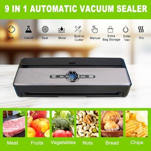 Nouvelle Machine de Mise Sous Vide Électrique Intelligente en Acier Inoxydable 135W Certifiée CE avec Affichage LCD et Fonction de Coupe pour Usage Domestique - Product Image 2