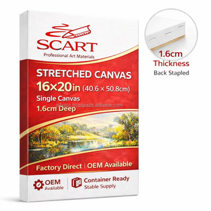 SCART 40*50cm Painting Canvas Stretched Art Oil Painting Canvas Board for Oil Painting Art Canvas Board - Product Image 1