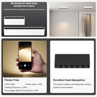 ALLWAY Nouvelle Arrivée Laser Lame Aluminium Luminaire Intérieur Hôtel Projet SMD Plafond Spot LED Linéaire Vers Le Bas Lumière