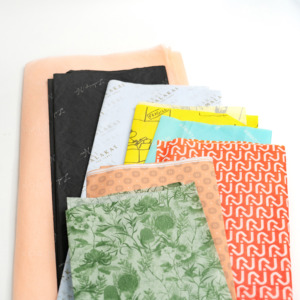 Custom Logo Printed Coated Tissue Wrapping Paper Clothing Shoes Gifts Socks Packaging Paper for Screen Printing Single Side - Product Image 1