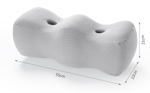 Hoge Dichtheid Golvende Traagschuim Beensteun Kussen Gebreide Verpleging Verhoogde Hogere Ondersteuning Met Golvend Ontwerp - Product Image 5