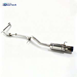 ระบบท่อไอเสียสมรรถนะสูงสำหรับรถแข่ง Honda Civic VIII 1.8L 2.0L R18A K20 เชื่อมด้วยเทคนิค TIG ผลิตจากเหล็ก T304 แบบติดตั้งได้โดยตรง - Product Image 2