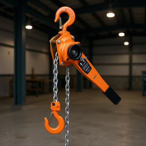 Palans à chaîne manuels 1-1/2T 10M de levage, chaîne en acier allié G80, frein à double pignon, usage industriel - Product Image 2