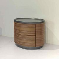Table de chevet en bois de luxe, style italien, en bois massif, avec rangement, pour la maison, l'hôtel, l'hôtellerie