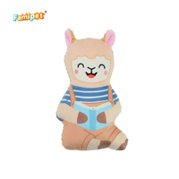 Jouets pour chiens en peluche souple et grinçante, design Alpaca mignon, personnalisés par le fabricant Famipet, ensemble de jouets couineurs pour animaux de compagnie