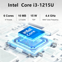 Mini PC Industrial Intel Core I3-1215U PfSense, 2x 10G SFP, 6x 2.5GbE, Soporte de Red, 96GB DDR5, Alimentación Integrada 100-240V, OPNsense