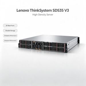 ThinkSystem SD535 V3 4. Generation AMD EPYC 1U1S 1,5TB Speicher mit 12x 128GB TruDDR5 RDIMMs Server - Product Image 1