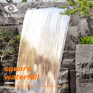 Direct Factory Supply Indoor Stainless Steel LED <strong>Waterfall</strong> Screen Fountains Garden Pool Decoration Swimming Pool <strong>Waterfall</strong> - Product Image 6