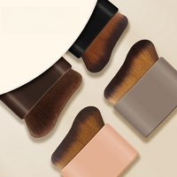 Pinceau pour fond de teint liquide Kabuki, pinceau pour le corps, maquillage synthétique, pinceau auto-bronzant, haute densité