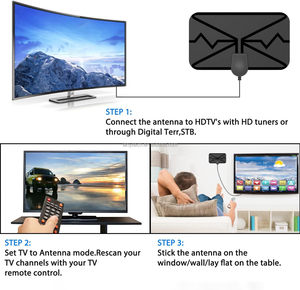 360 Signal Spider Pattern Neue HDTV-Kabel Antenne 4K 5G Chip verstärker Signal verstärker Verbesserte tragbare digitale <span class=keywords><strong>TV</strong></span>-Antenne 2025