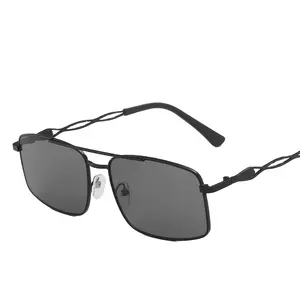 2023 солнцезащитные очки в новой коробке европейские и американские Солнцезащитные очки в стиле ретро пляжные солнцезащитные очки