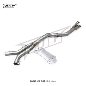 OEM tubo medio singolo 70mm 89mm per BMW M2 G87 3.0T 2023 tubo centrale/tubo centrale in acciaio inossidabile tubi di scarico per auto