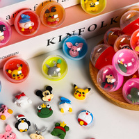 Gacha 38mm haut de gamme d'usine, jouets colorés, boules, boîtes aveugles en résine, cadeau de machine
