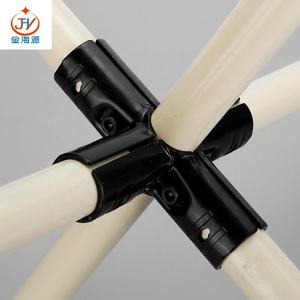 Ensemble de joints métalliques Intersection de cinq tuyaux, connecteur de Tube maigre, Joint métallique HJ-5 pour système de porte-tuyaux - Product Image 4