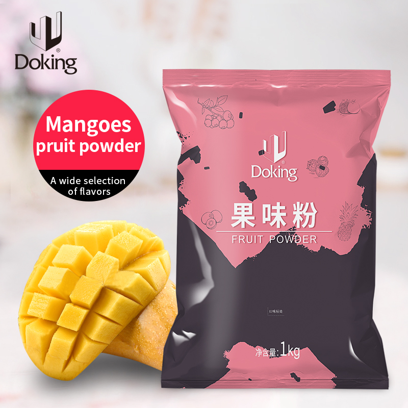 Multiflavor Milk Tea Powder Strawberry Mango Orange for Milk Tea 1KG Fruit Juice Drink Instant Powder Bubble Tea Ingredients