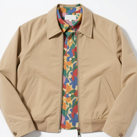 Veste de travail personnalisée en coton et polyester, style classique rétro vintage pour hommes, coupe-vent, fermeture éclair, cargo, bomber, broderie unie