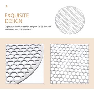 Tùy Chỉnh Đục Thép Không Gỉ Dây Lưới Thực Tế Thịt Nướng Nướng Grate Mat Thịt Nướng Dây Lưới <span class=keywords><strong>Net</strong></span> - Product Image 2