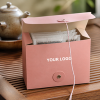 Enveloppes à cordon de qualité alimentaire pour l'emballage de sachets de thé et de poudre de café, boîte à cordon personnalisée, enveloppe à œillet