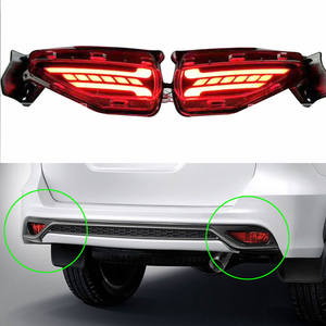 Lampu Reflektor Belakang LED untuk Toyota Fortuner SW4 2015 2016 - 2020 <span class=keywords><strong>2</strong></span>/3 Fungsi Lampu Kabut Bumper Belakang Lampu Rem - Product Image 5