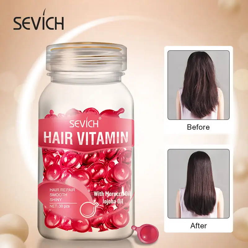 Sevich 3 Types Hair Vitaman Deep Repair Care Regain Hair Fall Serum Capsules