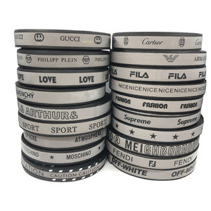 ペットの犬の首輪の鎖と競馬のブライドルハーネス用のPUコーティングされた蛍光反射ナイロンウェビングリボンテープ - Product Image 1