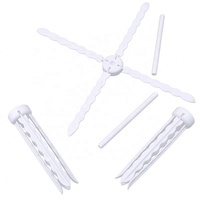 3 Layer Flower Drying Rack Stand Cake Decorating Sugarcraft Fondant Detachable Paste Flower Rack Practical Baking Tools