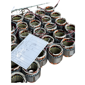 Rakitan Stator Motor AC 110V 200V 380V YY YC 56 63 <span class=keywords><strong>3</strong></span> fase aksesori Motor listrik Gerinda pompa Rotor baja Stator tembaga - Product Image 6