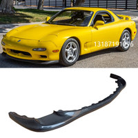 Alerón Delantero de Fibra de Carbono Modificado para Mazda RX7 FD3S, Labio Delantero Pequeño, Protector Delantero