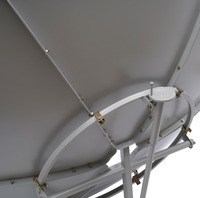 Cuisinière solaire de camping extérieure de 1800W et 1,5m de diamètre pour chauffage solaire, éducation visuelle ou concentrateur solaire DIY