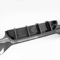 Diffuseur en gros d'usine D-MAX Style brillant noir carbone look Diffuseur de lèvre arrière pour BMW série 1 F20 LCI Lèvre arrière