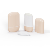 Choebe 20ml PP Plastik Alt Dolumlu Oval Deodorant Stick Kabı Boş Ter Önleyici Çevirmeli Tüp Kozmetik Ambalajı