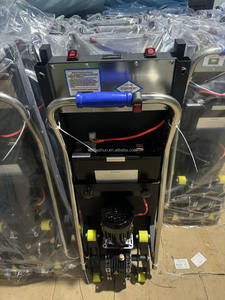 Sasis troli truk tangan listrik, troli truk tangan listrik untuk mendaki tangga, sasis beban jalur listrik bermotor - Product Image 3