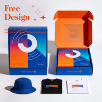Boîte d'expédition en carton personnalisée avec logo imprimé, recyclable, réutilisable, écologique, finition mate gaufrée, design portable pour chaussettes en fourrure