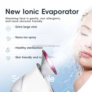 Vaporizador Facial Portátil <span class=keywords><strong>de</strong></span> <span class=keywords><strong>Ozono</strong></span>, Vaporizador Eléctrico Profesional para el Hogar con Lámpara UV, Spray Frío y Caliente Nano, Hidratante y Limpiador Profundo - Product Image 2