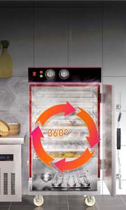 Vaporera Eléctrica Comercial de Acero Inoxidable para Arroz, 200 kg, 4-12 Bandejas, de Alta Resistencia para Restaurantes/Hoteles, para Arroz al Vapor, Dumplings y Mariscos - Product Image 4