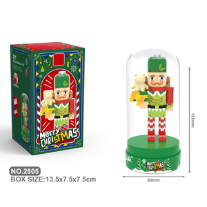 Buena calidad bloque Cascanueces educativo DIY Navidad juguetes personajes Mini figuras modelo elegante juguete decoraciones de Navidad - Product Image 2